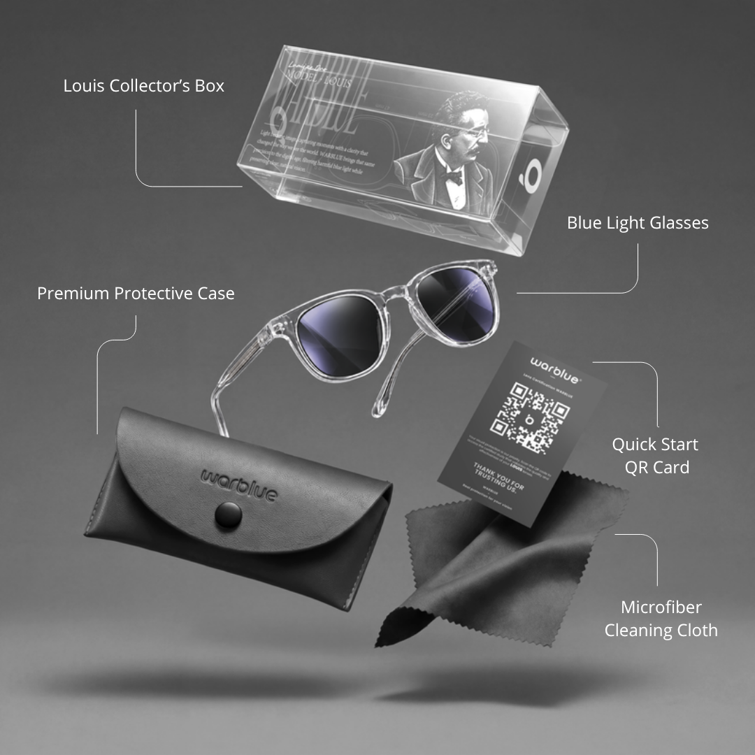 Collector's Box Louis con custodia protettiva, card con QR e panno in microfibra