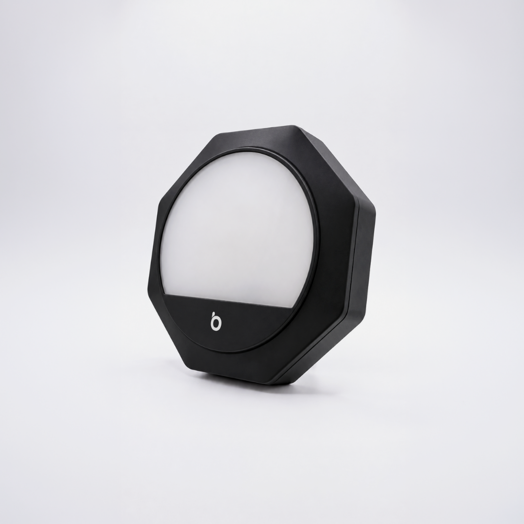 Plug-in Red Night Light – Black Frame