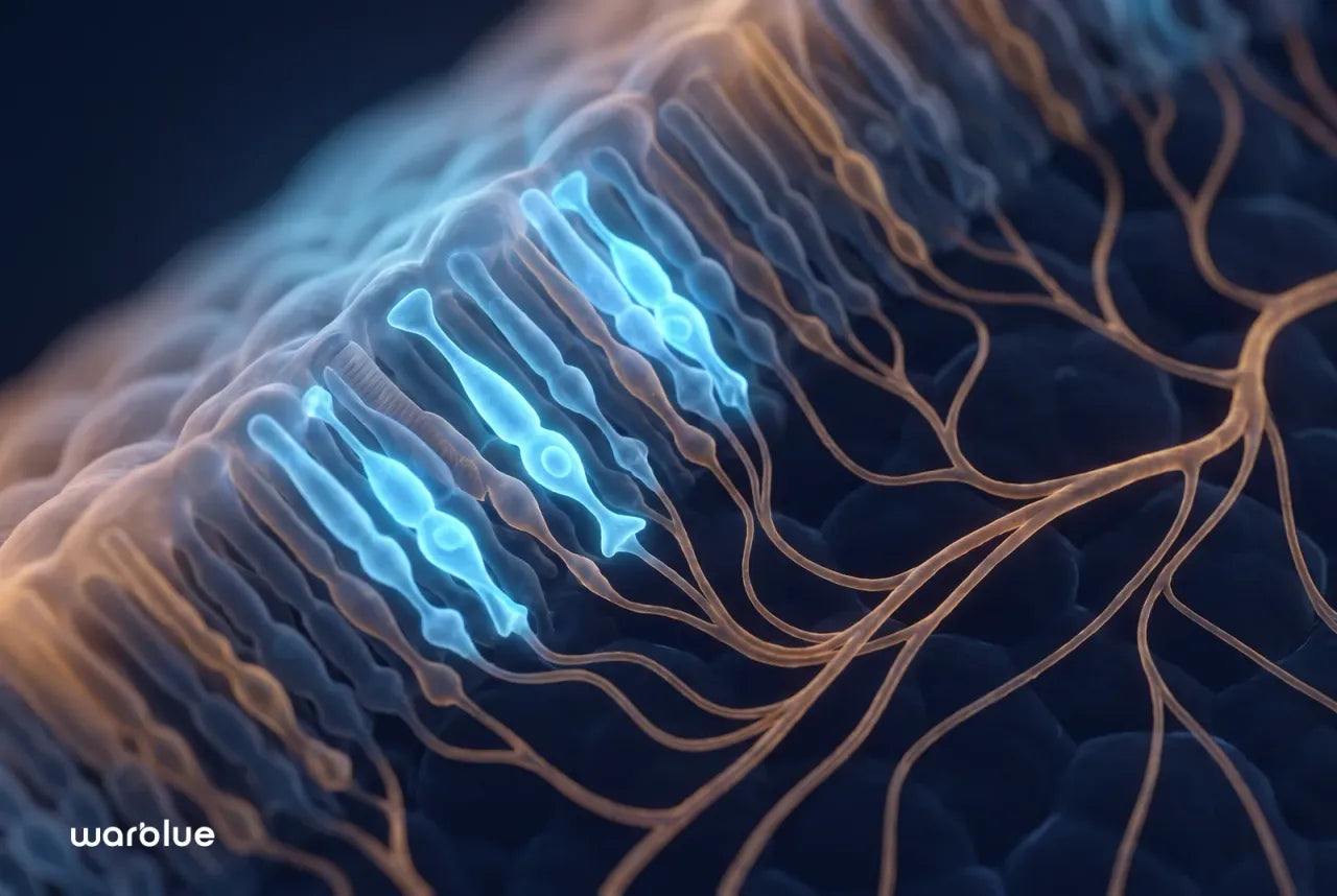 La luce blu raggiunge il fondo dell'occhio, dove viene letto il tuo orologio biologico